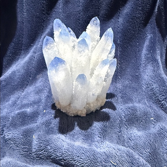 Other - Clear Blue-Tipped Quartz Cluster